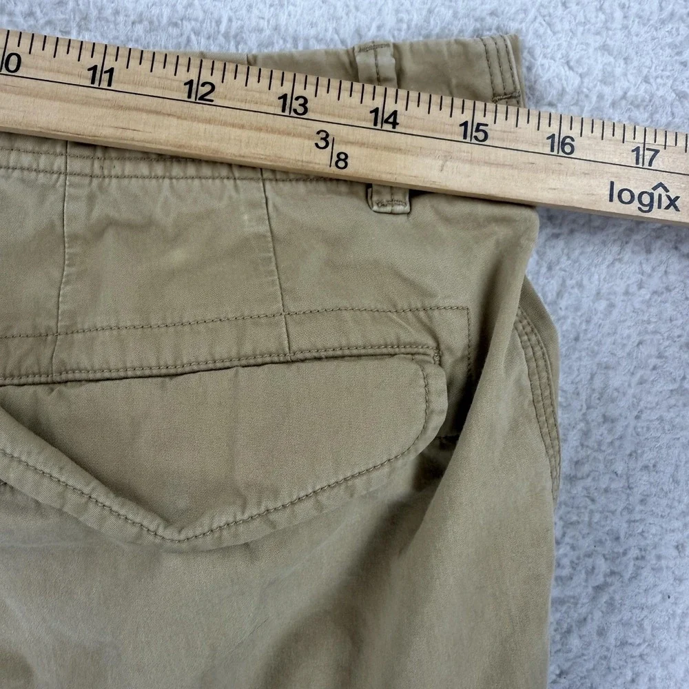 Banana Republic Cargo Shorts Mens 30 Beige Flat‎ Front 11 Inseam Utility Casual